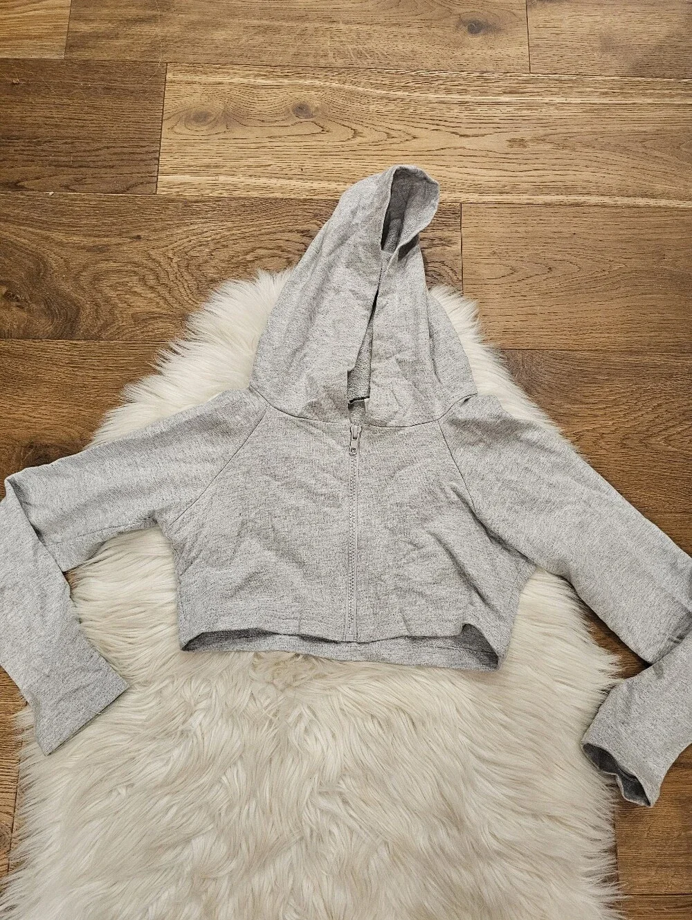 Vintage Guess Low Classic Dark Wash Denim Mini Skirt & Cropped Hoodie Set